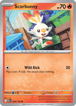 Scorbunny 26/132 — Mega Evolution