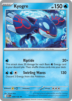 Kyogre 34/132 — Mega Evolution