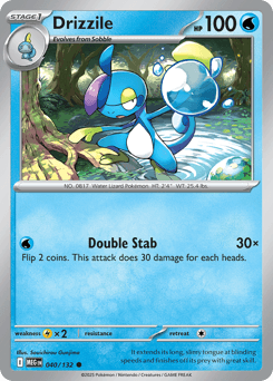 Drizzile Pokémon card
