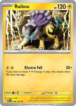 Raikou 48/132 — Mega Evolution