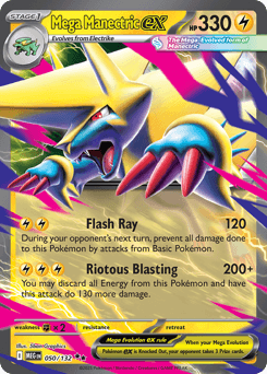 Mega Manectric ex 50/132 — Mega Evolution