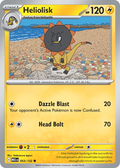 Heliolisk 53/132 — Mega Evolution