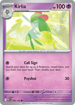 Kirlia 59/132 — Mega Evolution