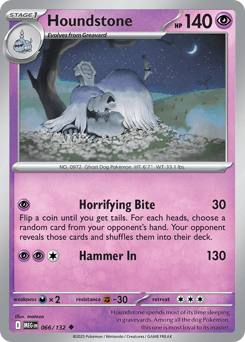 Houndstone Pokémon card