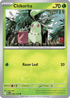 Chikorita 8/132 — Mega Evolution