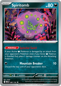 Spiritomb 87/132 — Mega Evolution