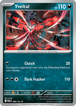 Yveltal 88/132 — Mega Evolution