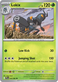 Lokix Pokémon card