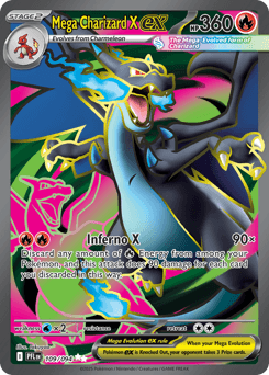 Mega Charizard X ex 109/94 — Phantasmal Flames