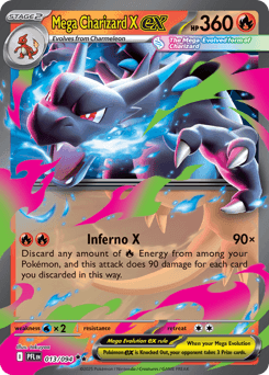 Mega Charizard X ex 13/94 — Phantasmal Flames