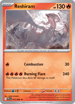 Reshiram 17/94 — Phantasmal Flames