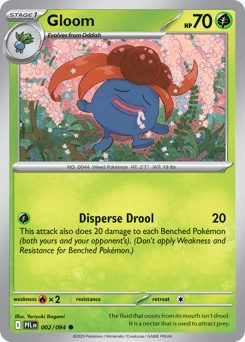 Gloom Pokémon card
