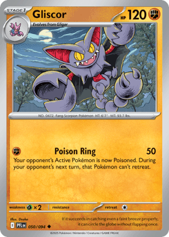 Gliscor Pokémon card