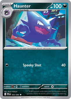 Haunter 55/94 — Phantasmal Flames