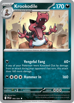 Krookodile Pokémon card