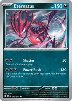 Eternatus Pokémon card