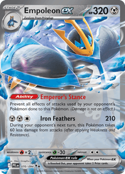 Empoleon ex 70/94 — Phantasmal Flames
