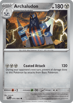 Archaludon Pokémon card