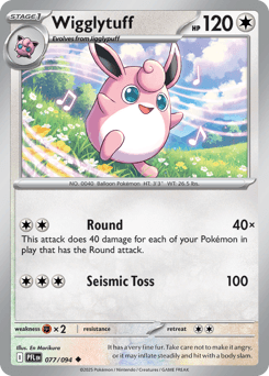 Wigglytuff Pokémon card
