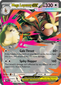Mega Lopunny ex 84/94 — Phantasmal Flames