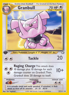 Granbull 37/111 — Neo Genesis