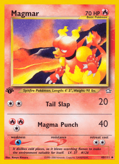 Magmar 40/111 — Neo Genesis