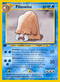 Piloswine 44/111 — Neo Genesis