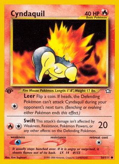 Cyndaquil 56/111 — Neo Genesis
