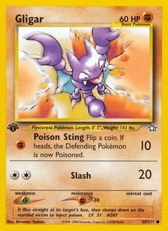 Gligar 59/111 — Neo Genesis