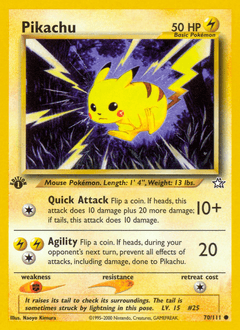Pikachu 70/111 — Neo Genesis
