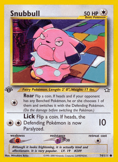 Snubbull 74/111 — Neo Genesis
