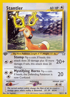 Stantler 76/111 — Neo Genesis