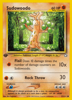 Sudowoodo 77/111 — Neo Genesis