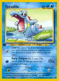 Totodile 81/111 — Neo Genesis