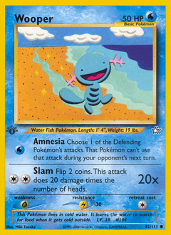 Wooper 82/111 — Neo Genesis