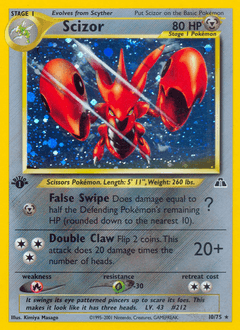Scizor 10/75 — Neo Discovery