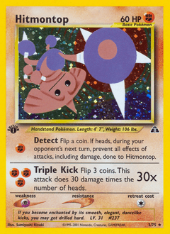 Hitmontop 3/75 — Neo Discovery
