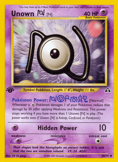 Unown [N] 50/75 — Neo Discovery