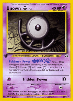 Unown [U] 51/75 — Neo Discovery