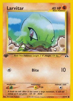Larvitar 57/75 — Neo Discovery
