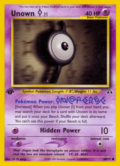 Unown [I] 68/75 — Neo Discovery