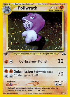 Poliwrath 9/75 — Neo Discovery