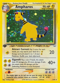 Ampharos 1/64 — Neo Revelation