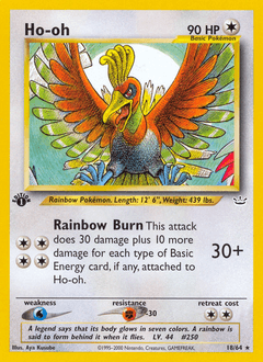 Ho-oh 18/64 — Neo Revelation