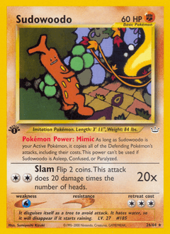 Sudowoodo 26/64 — Neo Revelation
