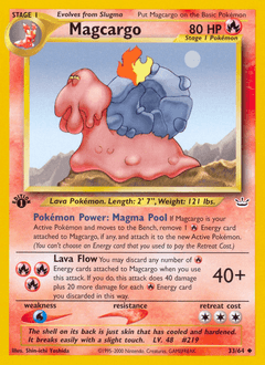 Magcargo 33/64 — Neo Revelation