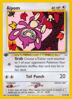 Aipom 41/64 — Neo Revelation