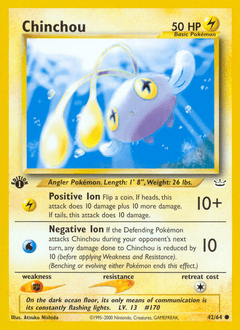 Chinchou 42/64 — Neo Revelation