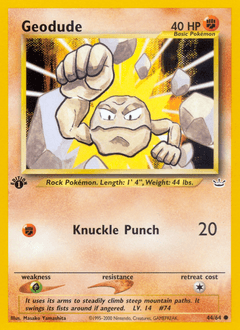 Geodude 44/64 — Neo Revelation