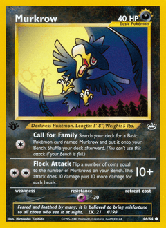 Murkrow 46/64 — Neo Revelation